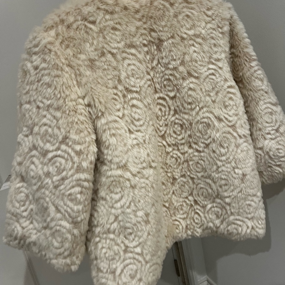 Source Unknown Cream Teddy Jacket - image 5